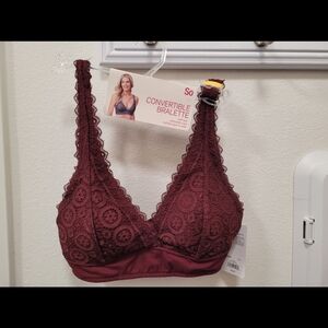 NWT SO Lace Convertible Bralette